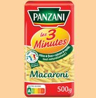 Pâtes cuisson rapide macaroni - PANZANI en promo chez Netto Pâtes cuisson rapide macaroni - PANZANI dans le catalogue Netto