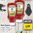 Saucen im Angebot bei EDEKA in Gelsenkirchen Saucen Angebote von Heinz bei EDEKA Gelsenkirchen für 1,49 €