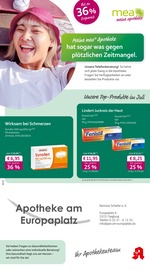 mea - meine apotheke Apotheken Prospekt der aktuellen Woche mit 4 Seiten, gültig von 01.07.2026 bis 31.07.2026, in Troisdorf und Umgebung Aktueller mea - meine apotheke Apotheken Prospekt in Troisdorf und Umgebung, "Unsere Juli-Angebote" mit 4 Seiten, 01.07.2026 - 31.07.2026