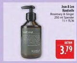 Handseife Rosemary & Ginger im Angebot bei Marktkauf in Hof Handseife Rosemary & Ginger Angebote von Jean & Len bei Marktkauf Hof für 3,79 €