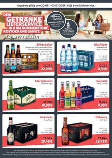 Bier im aktuellen Durst.de Prospekt (Rostock) Bier im Durst.de Prospekt "Du bestellst. Durst liefert." mit 2 Seiten (Rostock)