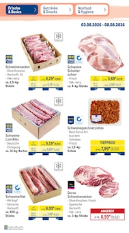 Schweinefleisch im aktuellen METRO Prospekt (Bremerhaven) Schweinefleisch im METRO Prospekt "Wochenangebote Frische & Basics" mit 50 Seiten (Bremerhaven)