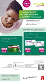 mea - meine apotheke Apotheken Prospekt der aktuellen Woche mit 4 Seiten, gültig von 01.02.2026 bis 28.02.2026, in Thannhausen und Umgebung Aktueller mea - meine apotheke Apotheken Prospekt in Thannhausen und Umgebung, "Unsere Februar-Angebote" mit 4 Seiten, 01.02.2026 - 28.02.2026