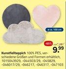 ROLLER Großbothen - Kunstfellteppich Angebot im Prospekt Kunstfellteppich bei ROLLER im Großbothen Prospekt für 9,99 €