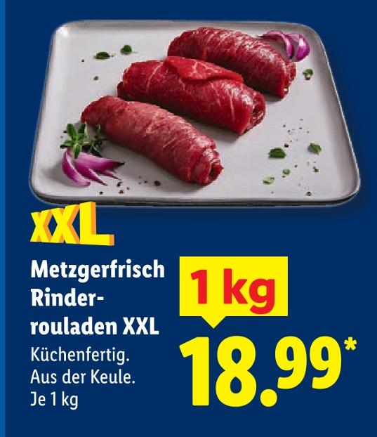 Metzgerfrisch Rinderrouladen XXL