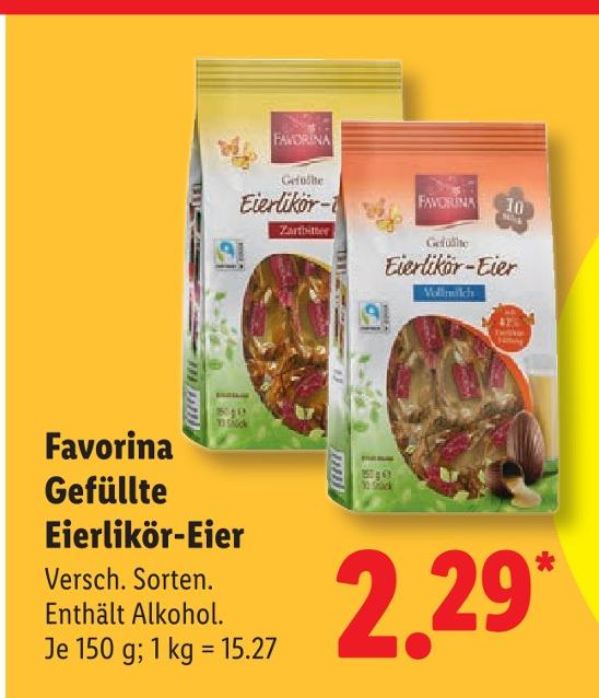 Gefüllte Eierlikör-Eier