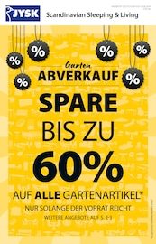 Aktueller JYSK Möbel & Einrichtung Prospekt in Regenstauf und Umgebung, "Gartenabverkauf" mit 17 Seiten, 07.07.2024 - 10.08.2024