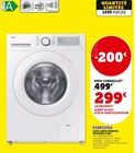 Lave-linge frontal 8 kg - Samsung - Super U à Tournon-sur-Rhône Lave-linge frontal 8 kg - Samsung en promo chez Super U Tournon-sur-Rhône à 299,00 €
