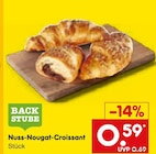 Nuss-Nougat-Croissant im Angebot bei Netto Marken-Discount in Neunkirchen Nuss-Nougat-Croissant Angebote von BACK STUBE bei Netto Marken-Discount Neunkirchen für 0,59 €