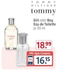 Tommy Hilfiger im Rossmann Prospekt Girl Eau de Toilette von Tommy Hilfiger im aktuellen Rossmann Prospekt für 16,15 €