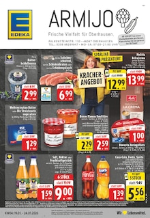 Coca Cola im EDEKA Prospekt "Aktuelle Angebote" mit 26 Seiten (Oberhausen)