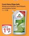 Reine Pflege Seife Angebote von Frosch bei GLOBUS Zwickau für 1,99 €