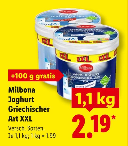 Joghurt Griechischer Art XXL