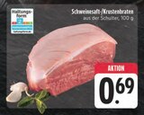 Aktuelles Schweinesaft-/Krustenbraten Angebot bei E center in Chemnitz ab 0,69 €