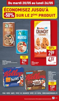 Promo Barres de céréales dans le catalogue Aldi du moment à la page 15