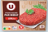 Promo Steaks Hachés Pur Bœuf 15% MG à 10,64 € dans le catalogue U Express à Courthézon