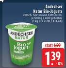 Bio-Jogurts bei E center im Aachen Prospekt für 1,39 €