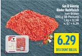 Rinder Hackfleisch im diska Prospekt Rinder Hackfleisch von Gut & Günstig im aktuellen diska Prospekt für 6,29 €
