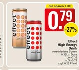 High Energy Drink Angebote von Effect bei WEZ Bad Oeynhausen für 0,79 €