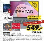 IdeaPad Slim 3 Angebote von Lenovo bei MEDIMAX Krefeld für 549,00 €