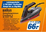 Aktuelles Dampfbügeleisen FreeStyle 5 SI 5057 RD Angebot bei expert in Kiel ab 66,00 €