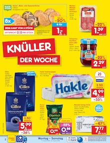 Netto Marken-Discount Prospekt der Woche "Aktuelle Angebote" Seite 2, 17.08.2026 bis 22.08.2026 für Geismar Aktueller Netto Marken-Discount Prospekt "Aktuelle Angebote" Seite 2 von 63 Seiten für Geismar