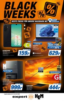 expert Prospekt der Woche "Top Angebote" Seite 1, 14.11.2025 bis 24.11.2025 für Backnang Aktueller expert Prospekt "Top Angebote" Seite 1 von 8 Seiten für Backnang