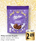Schoko Kugeln im Angebot bei E center in Singen Schoko Kugeln Angebote von Milka bei E center Singen für 2,49 €