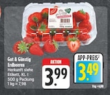 Erdbeeren Angebote von Gut & Günstig bei EDEKA Hof für 3,49 €