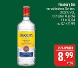 Gin im Angebot bei Marktkauf in Leipzig Gin Angebote von Finsbury bei Marktkauf Leipzig für 8,99 €