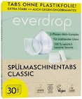 Spülmaschinentabs Classic im Angebot bei REWE in Erkelenz Spülmaschinentabs Classic Angebote von Everdrop bei REWE Erkelenz für 5,49 €