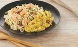 Promo Petites gambaspet au curry ou noix de saint jacques fondue de poireau ou poulet tikka massala riz basmati ou risotto poulet champignons de paris à 3,63 € dans le catalogue U Express à Guyancourt