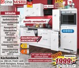 POCO Viernheim - Küchenblock Angebot im Prospekt Küchenblock bei POCO im Viernheim Prospekt für 1.999,00 €