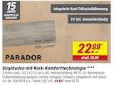 Vinylboden mit Kork-Komforttechnologie im Angebot bei toom Baumarkt in Neustadt Vinylboden mit Kork-Komforttechnologie Angebote von PARADOR bei toom Baumarkt Neustadt für 22,99 €
