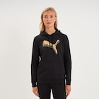 Sweat hoodie 1 poche à capuche Puma noir femme à La Halle dans Ors