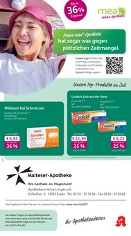 Aktueller mea - meine apotheke Prospekt "Unsere Juli-Angebote" für Essen Aktueller mea - meine apotheke Prospekt für Essen mit Seiten