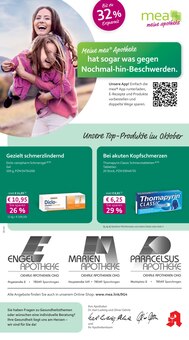 Aktueller mea - meine apotheke Prospekt "Unsere Oktober-Angebote" Seite 1 von 4 Seiten für Spaichingen