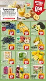 Bananen Angebot im aktuellen REWE Prospekt auf Seite 10