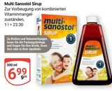 Sirup Angebote von Multi Sanostol bei GLOBUS Braunschweig für 6,99 €