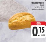 Weizenbrötchen Angebote bei EDEKA Zwickau für 0,15 €
