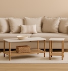 Table d’appoint 1 étagère 34×29.5×44cm dans le catalogue Maxi Bazar