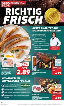 Grillfleisch im Kaufland Prospekt "KNÜLLER" mit 67 Seiten (Leipzig)
