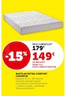 Promo Matelas Extra Confort 140x90cm à 149,00 € dans le catalogue Super U à Saint-Herblain