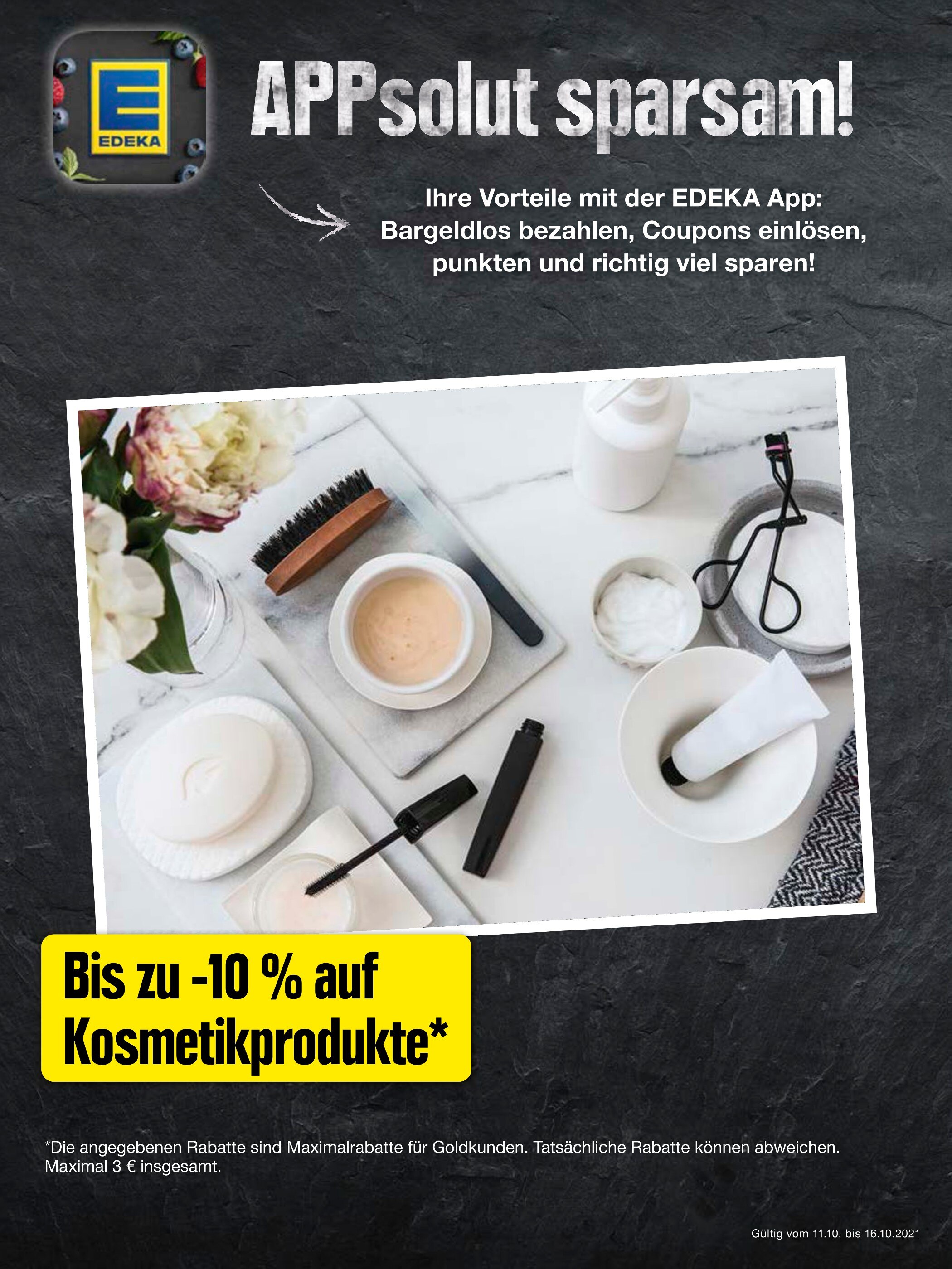 EDEKA Prospekt für Rendsburg mit 5 Seiten EDEKA Prospekt für Rendsburg: "APPsolut sparsam!", 5 Seiten, 11.10.2021 - 16.10.2021