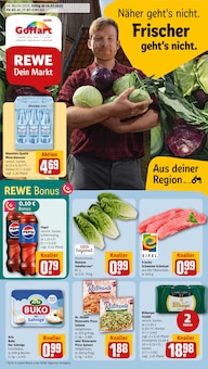 REWE Prospekt der Woche "Dein Markt" Seite 1, 14.07.2025 bis 19.07.2025 für Stolberg Aktueller REWE Prospekt "Dein Markt" Seite 1 von 28 Seiten für Stolberg
