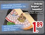 Urnäscher Bergkäse im EDEKA Prospekt Urnäscher Bergkäse von im aktuellen EDEKA Prospekt für 1,89 €