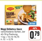 Delikatess Sauce bei nah und gut im Weiden Prospekt für 0,79 €