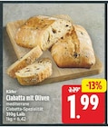 Ciabatta mit Oliven von Käfer für 1,99 € bei E center im Angebot Ciabatta mit Oliven von Käfer im aktuellen E center Prospekt