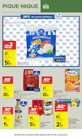 Promos Palmier dans le catalogue "PIQUE-NIQUE" de Carrefour Palmier en promo dans le catalogue Carrefour à la page 21