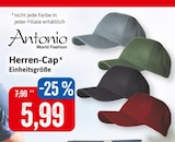Herren-Cap bei Kaufhaus Stolz im Prospekt "" für 5,99 €